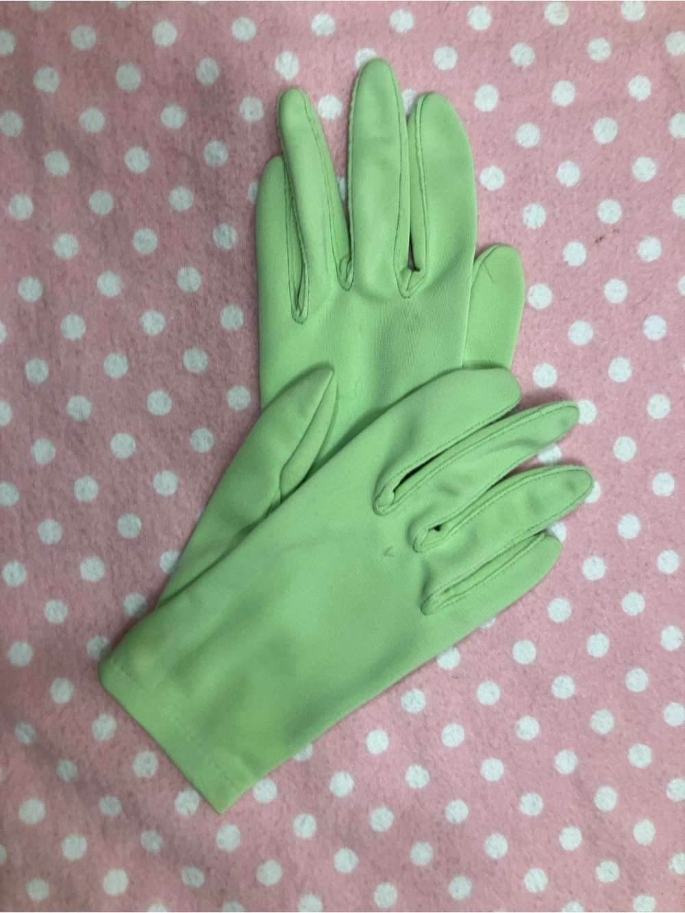 Vintage Ladies Wrist Gloves 6 1/2